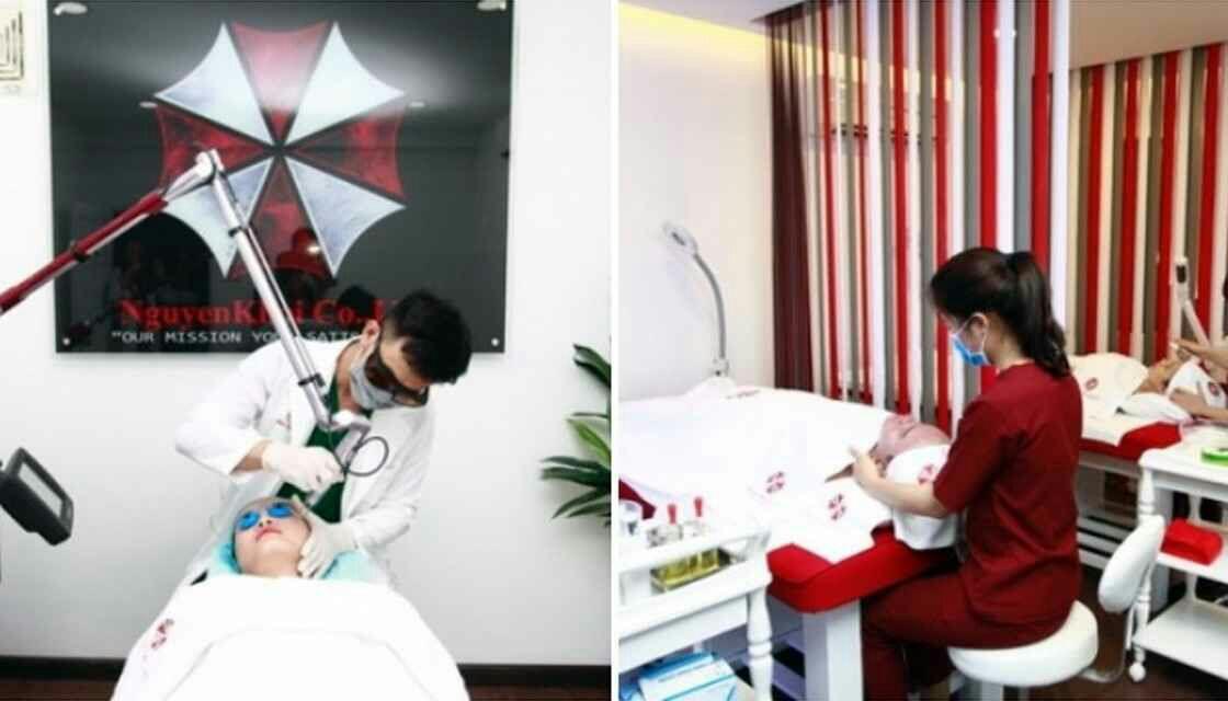 Logo Klinik Kecantikan Vietnam ini Sama dengan Logo Perusahaan di Film Resident Evil