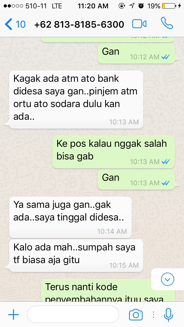 HATI HATI PENIPUAN BERKEDOK T-MONEY