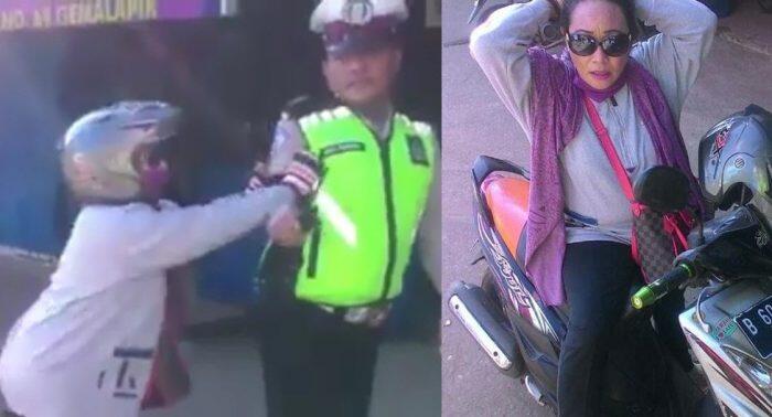 The Power of Emak-emak, Ibu Ini Ngamuk Saat Ditilang Polisi