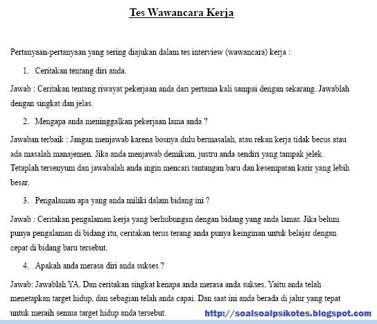 Simak 7 Trik Interview Biar Lolos dan Diterima Kerja