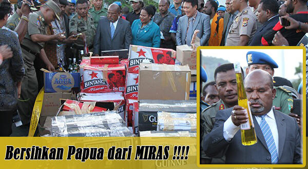 MANTAP. Berbeda dengan Pejabat Non-Muslim lainnya, Gub. Papua malah anti Miras