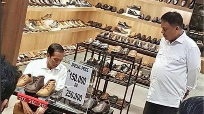 Ini Perbandingan Sepatu Jokowi dan SBY