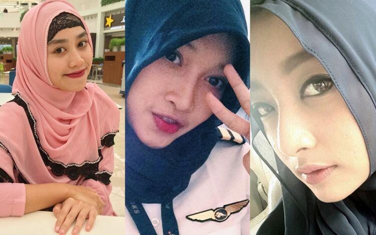 8 Pilot Indonesia berhijab ini cantik menawan, (Bening inside)