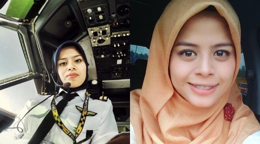 8 Pilot Indonesia berhijab ini cantik menawan, (Bening inside)