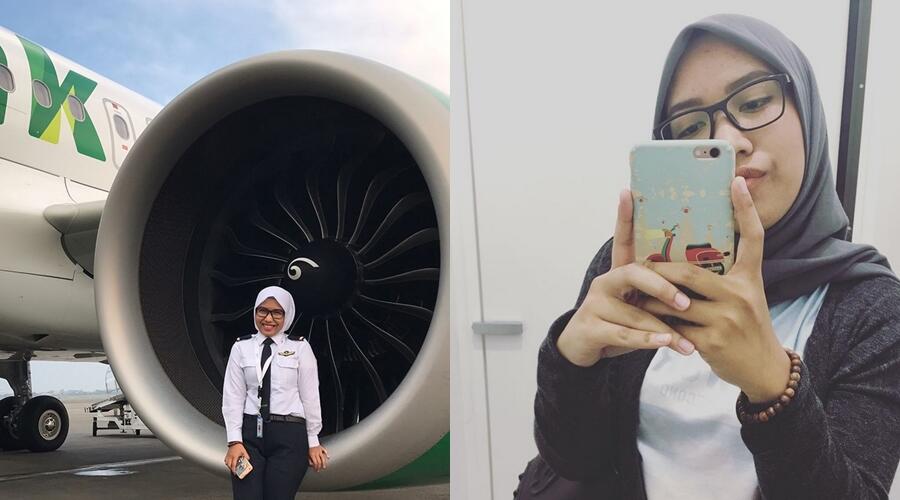 8 Pilot Indonesia berhijab ini cantik menawan, (Bening inside)