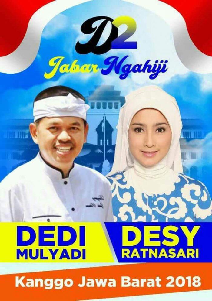 Netizen Restui Dedy Mulyadi dan Desy Ratnasari Berduet di Pilgub Jabar