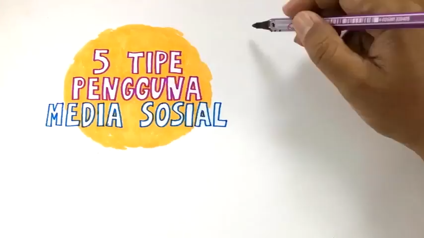 Sketsatorial: Tipe-tipe pengguna media sosial di Indonesia