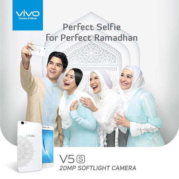 Momen Hari Raya Makin Sempurna dengan Vivo V5s Pure White Limited Edition