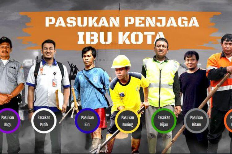 Warna-Warni Pasukan Penjaga Ibu Kota