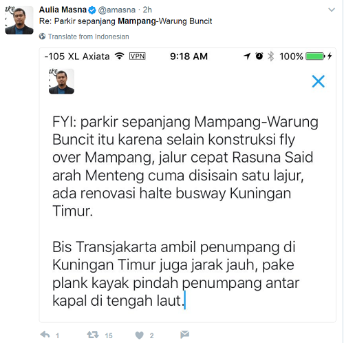 Mampang Macet Parah Jadi Trending di Twitter