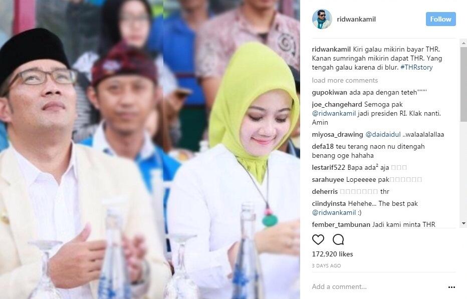 Bukan Cuma Pegawai, Ridwan Kamil Juga Ngeluh THR, Ini Buktinya