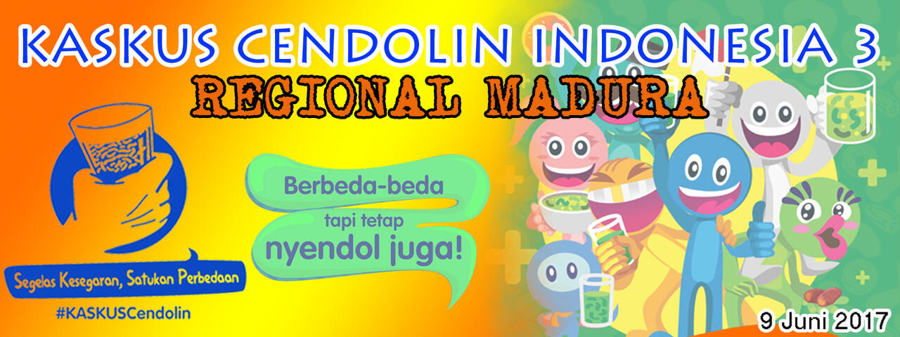 &#91;FR&#93; Kaskus Cendolin Indonesia 3 Regional Madura