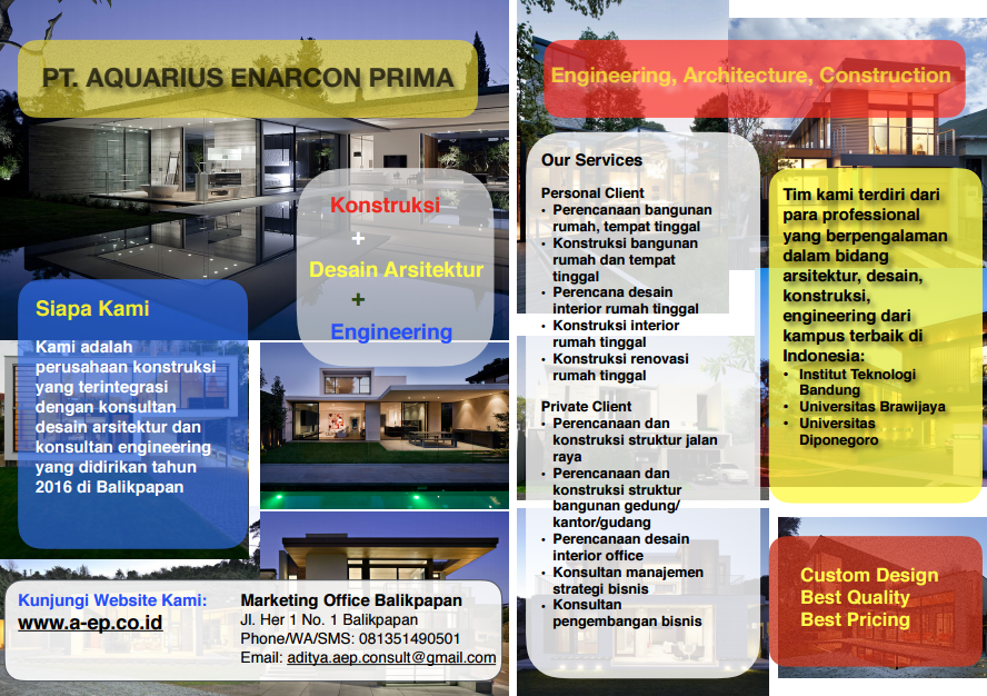 &#91;Bisnis Lokal&#93; Jasa Konstruksi Rumah dan Desainnya (konstruksi dan konsultan)
