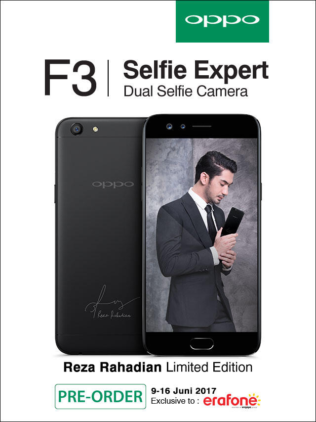 OPPO F3 Reza Rahadian Limited Edition