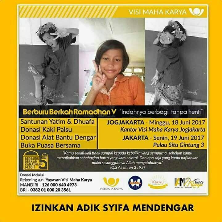 Mohon bantuan untuk donasi