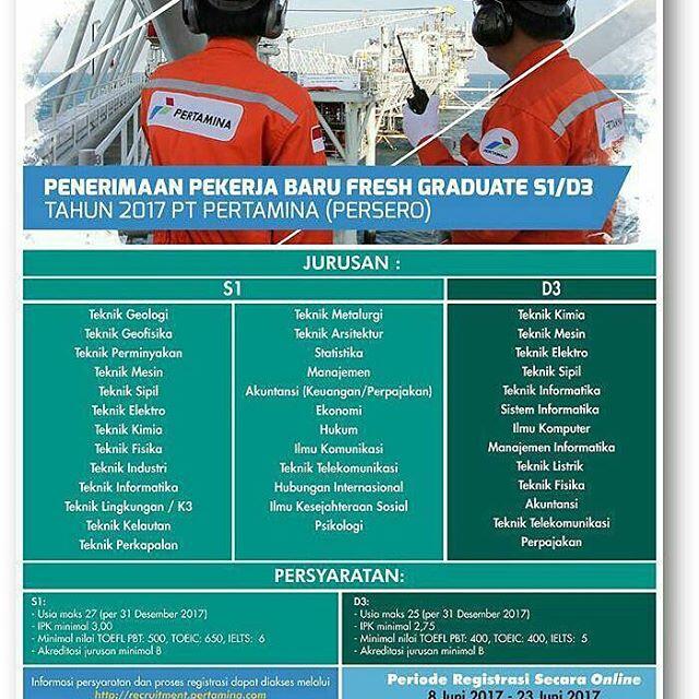 ALL ABOUT RECRUITMENT PERTAMINA 2017