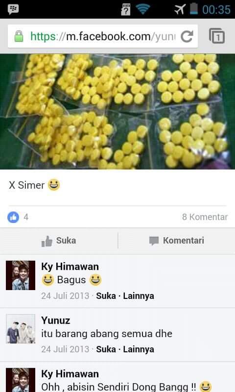 Cengengesan di Depan Polisi, Pemanjat Kelapa Ini Bangga Konsumsi Sabu