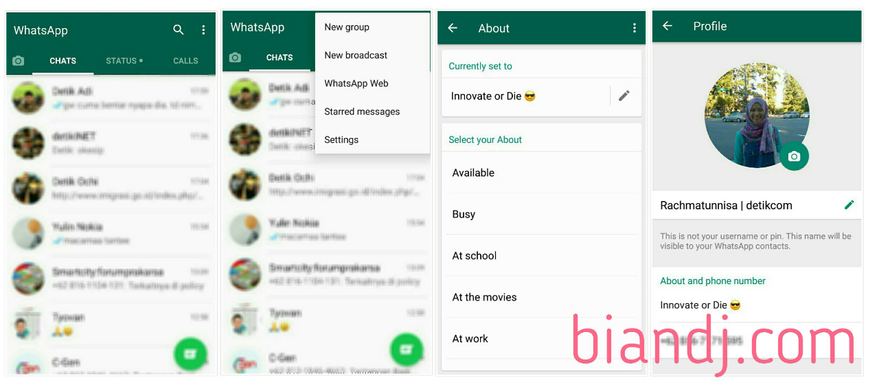 Cara Kembalikan Status Lama di WhatsApp
