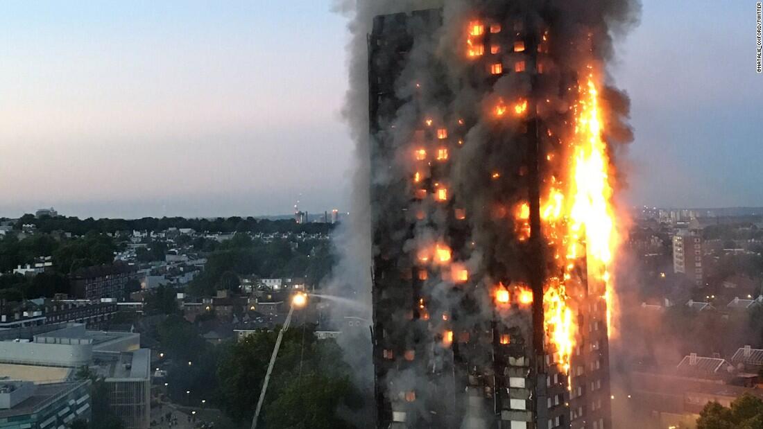 Apartemen London Terbakar Habis