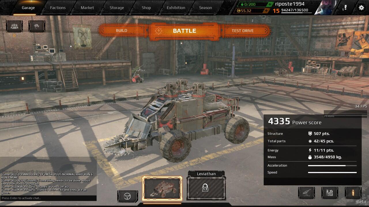 (Free2Play) CROSSOUT, MMO vehicle combat game