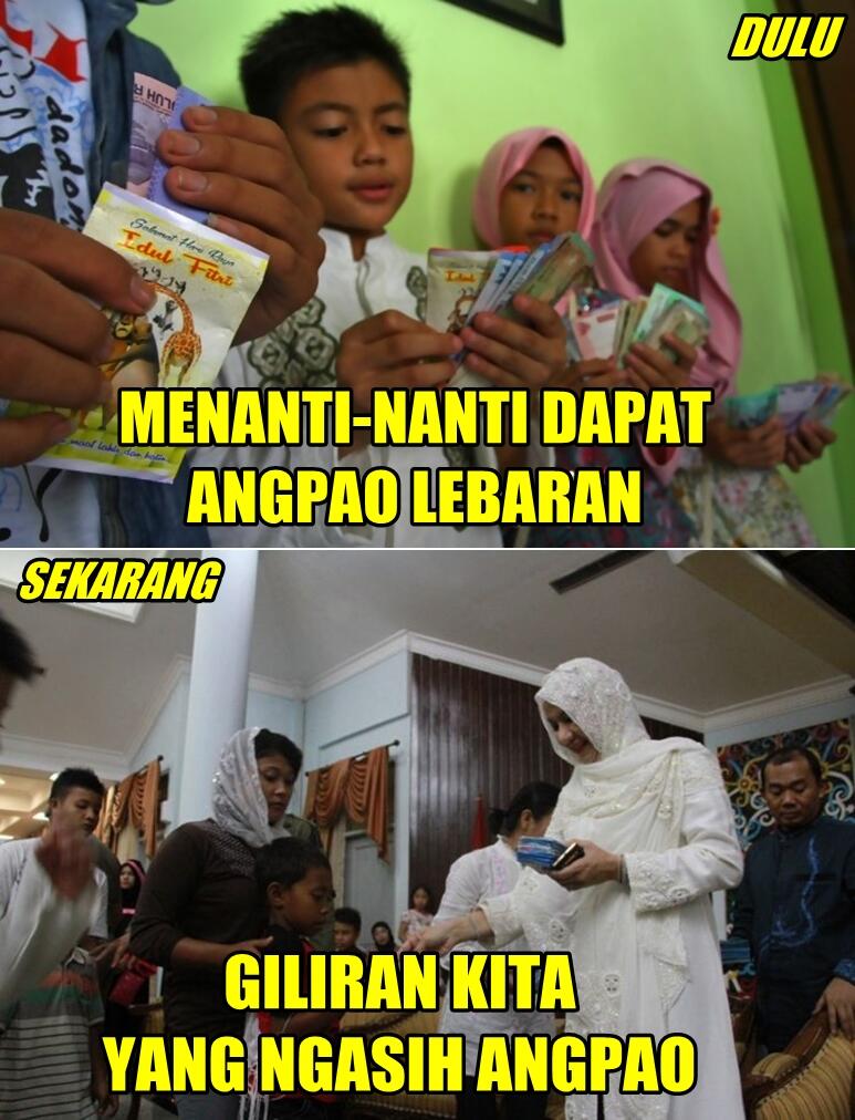 7 Beda lebaran pas kamu masih kecil dengan sekarang, beda banget kan?