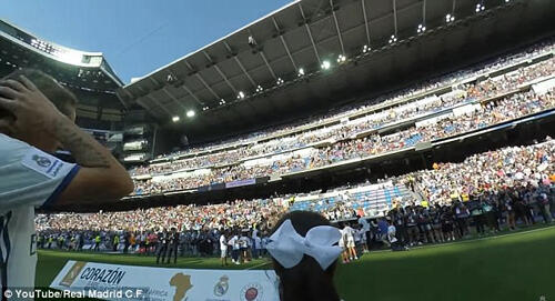 Begini Toh Santiago Bernabeu Kalo Dilihat dari Lapangan