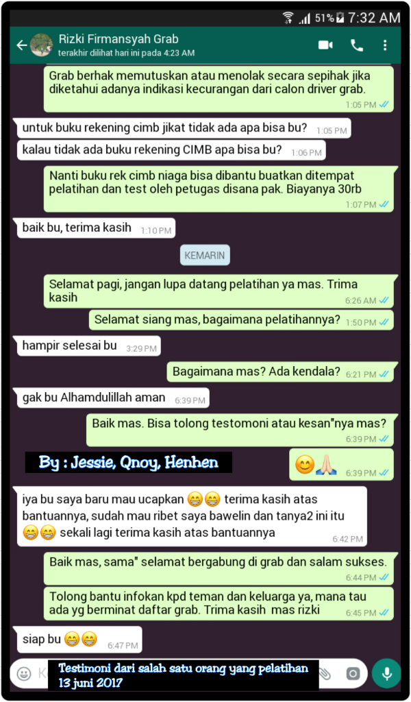 &#91;GRAB&#93; Lowongan Mitra Pengemudi