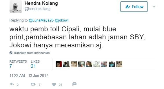 Jalan Tol Diklaim Sebagai Prestasi Jokow , Luna Maya Dihujani Kritik Netizen