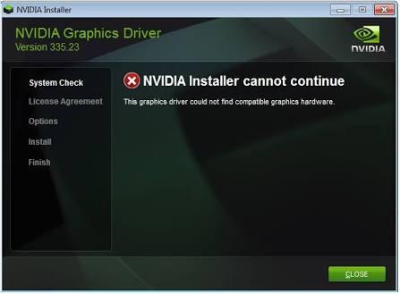 VGA NVIDIA GAK KEBACA