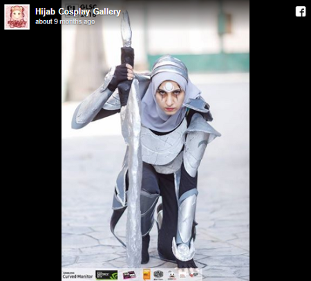 Wanita Berhijab Juga Bisa Jadi Cosplayer Keren Kok! Ini Buktinya