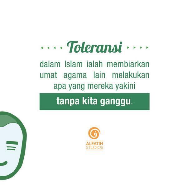 Mengungkap Fakta : Umat Islam Indonesia Sebagai Umat yang Toleran.