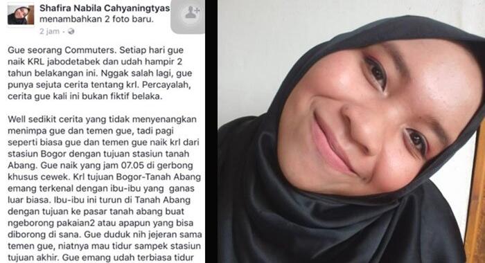 Mengaku Sudah 2 Tahun, Wanita Ini Tidak Mau Berikan Kursi KRL