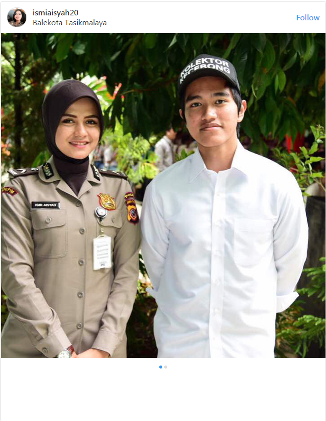 Berfoto Bareng Anak Presiden, Wow! Bripda Ismi Ada Hubungan Apa?