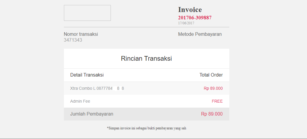 Pembelian Paket di App Store Sepulsa yang tidak sesuai keinginan pelanggan