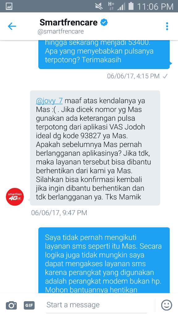 Hati-hati menggunakan Provider Smartfren