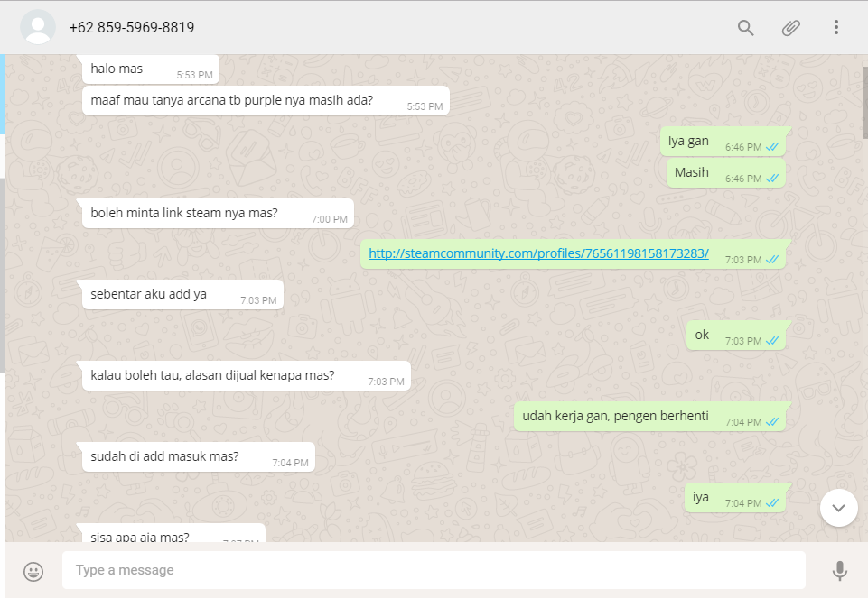 Penipuan pembelian item dota 2