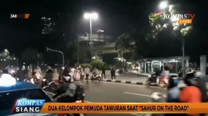 13 Orang Alami Luka Bacok Akibat Bentrok Antar Rombongan Sahur On The Road