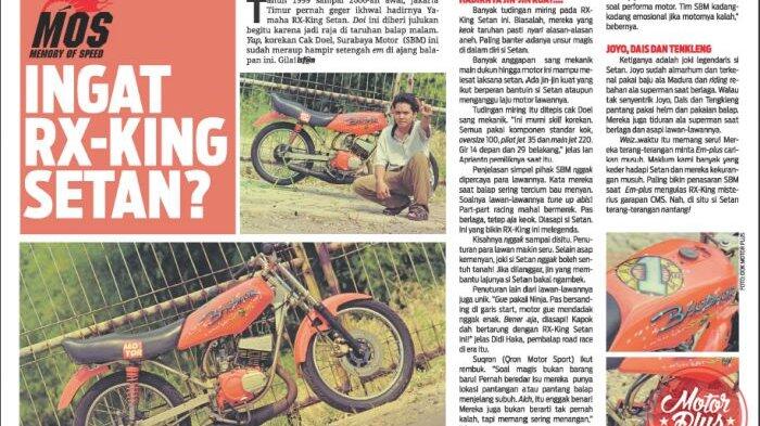Cerita Mistis Yamaha RX-King Setan di Ajang Balapan