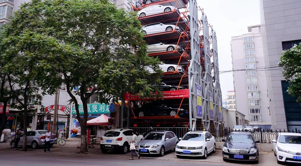 Ini Tempat Parkir Tiga Dimensi di Tiongkok