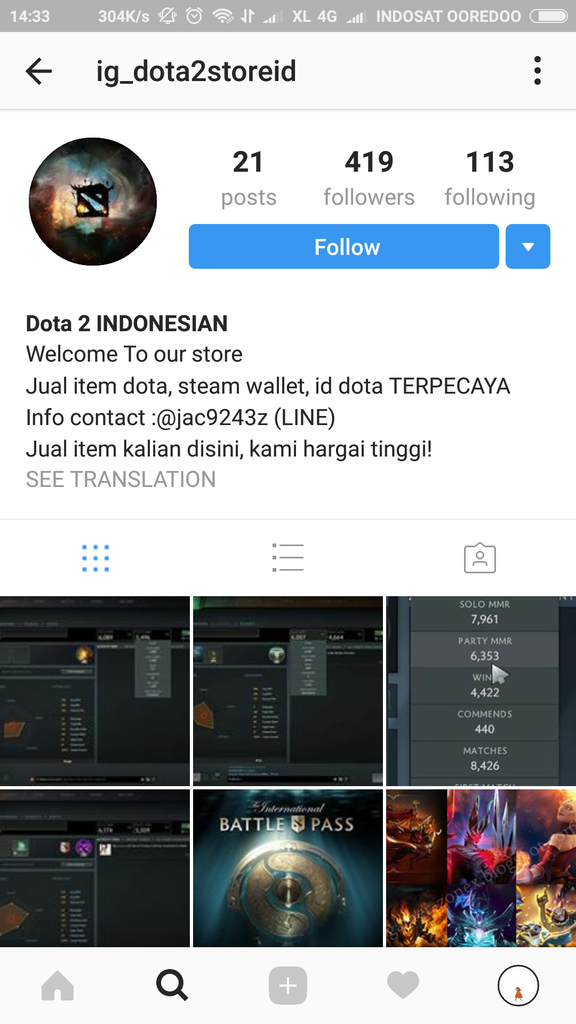 Penipu Jual Beli ID Dota (Rek : BCA 5875171604 a/n rijal arif awaludin)