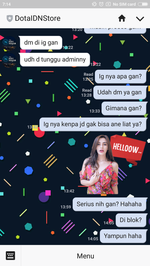 Penipu Jual Beli ID Dota (Rek : BCA 5875171604 a/n rijal arif awaludin)