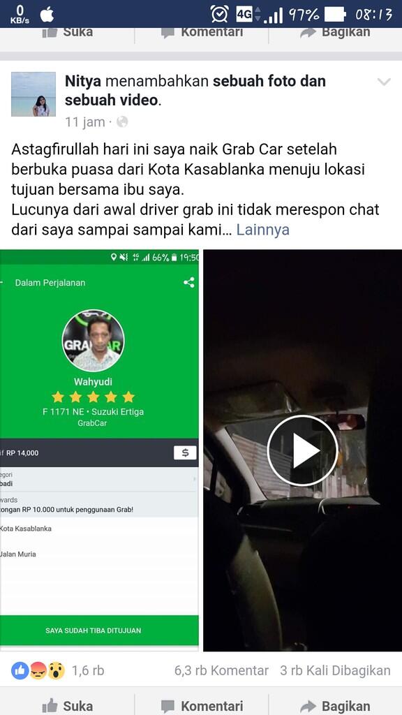 Perseteruan Penumpang Dengan Pengemudi Transportasi Online