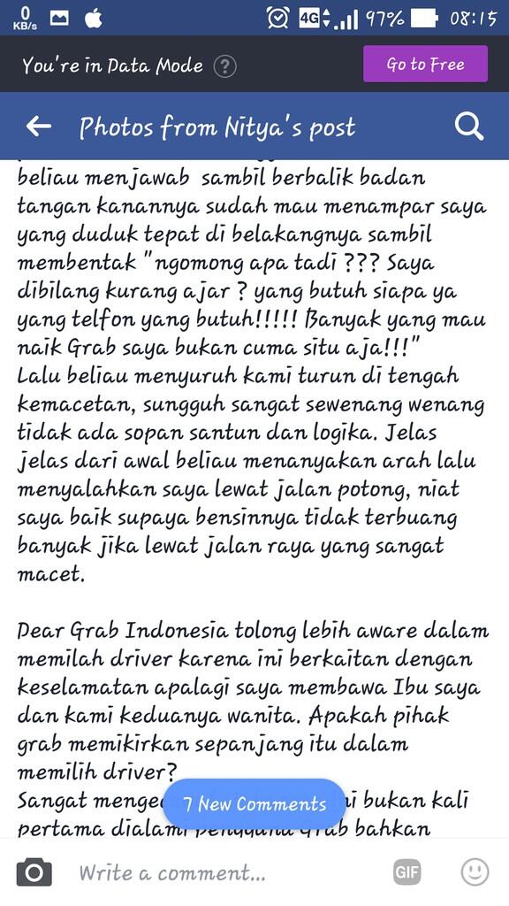 Perseteruan Penumpang Dengan Pengemudi Transportasi Online