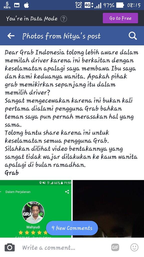 Perseteruan Penumpang Dengan Pengemudi Transportasi Online