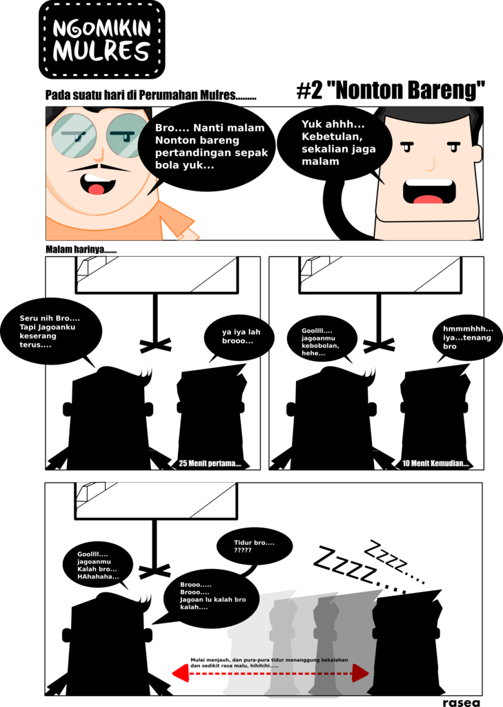 Numpang mejeng komik strip bikinan ane gan "Ngomik-in Mulres"