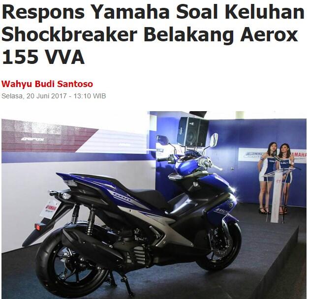 Diskusi Tentang Yamaha Aerox 155 VVA All Version - Page 20 | KASKUS