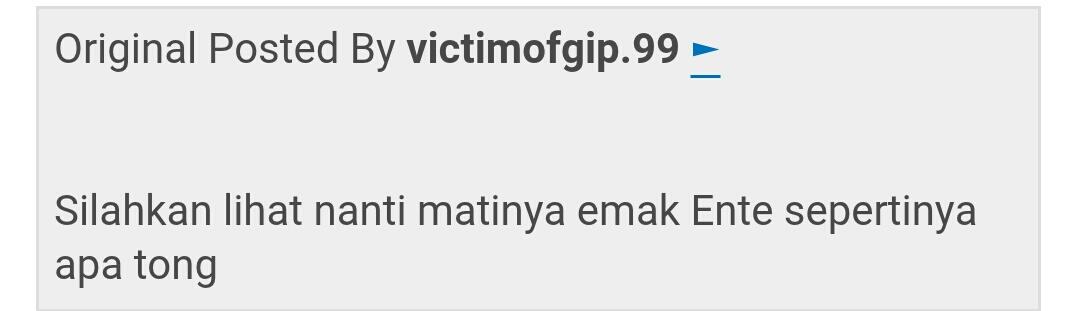 Penistaan RL oleh VICTIMOFGIP.66