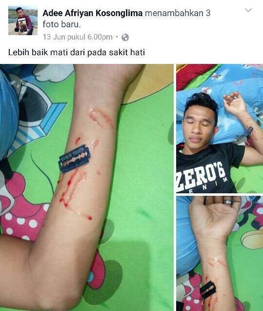 Foto Pria Sedang Menangis Ini Lagi Viral Gan