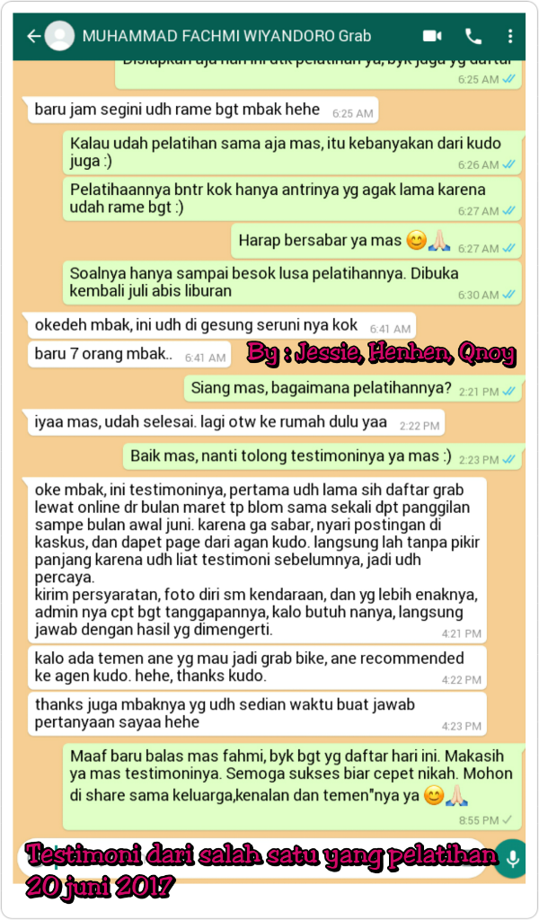 &#91;GRAB&#93; Lowongan Mitra Pengemudi