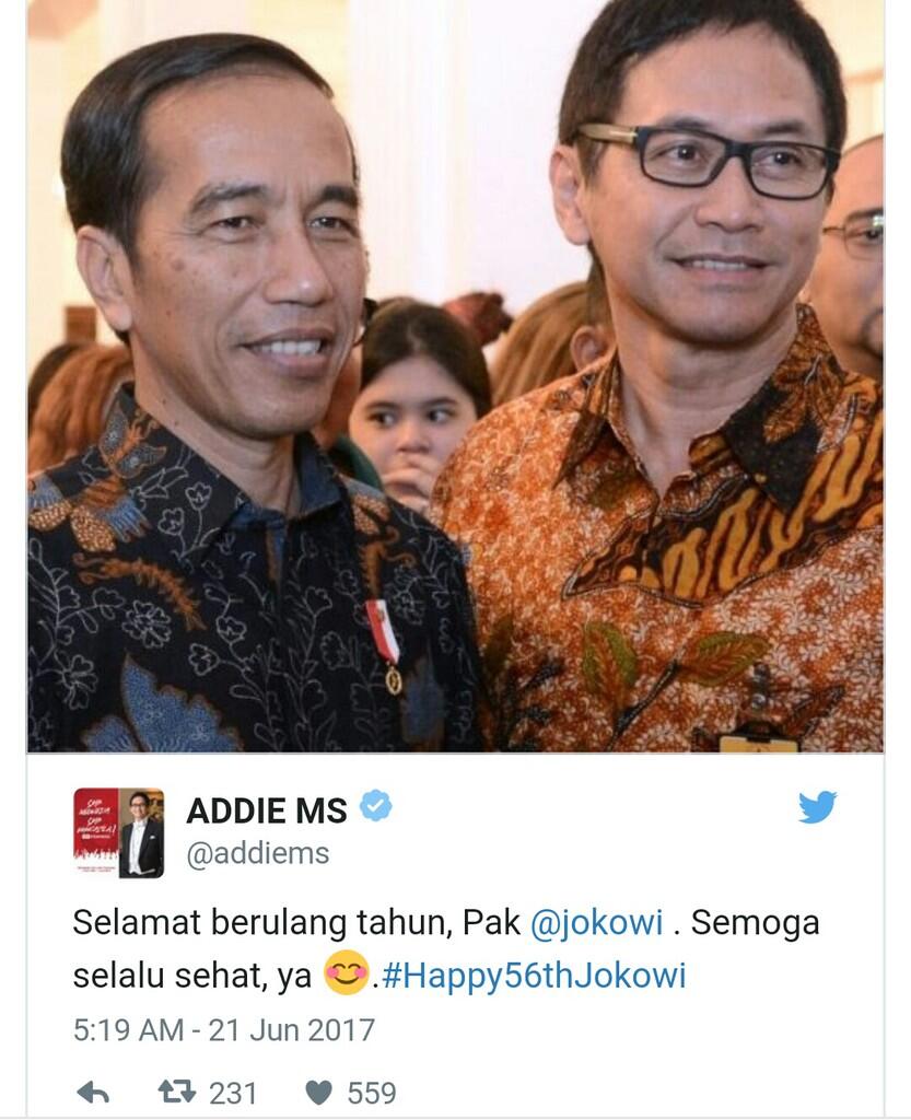 Doa Jokowi di Hari Ulang Tahunnya